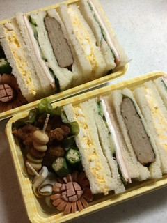 息子&娘お弁当(2018.4.22)-レシピのメイン写真