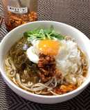 もずくと大根おろしのぶっかけ蕎麦