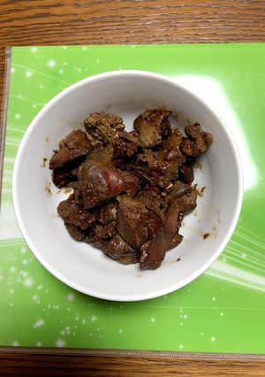 臭みなし！簡単鶏レバーの梅煮-レシピのメイン写真