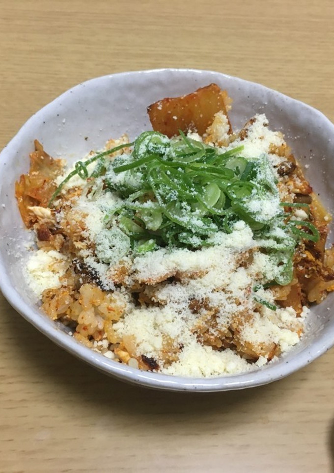 簡単 美味しい キムチ納豆炒飯-レシピのメイン写真
