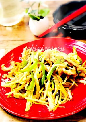 ワインが飲みたくなる青椒肉絲の作り方-レシピのメイン写真