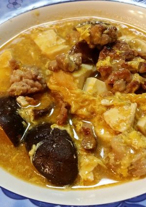 子供大好き♪豚と卵とのケチャップ豆腐-レシピのメイン写真