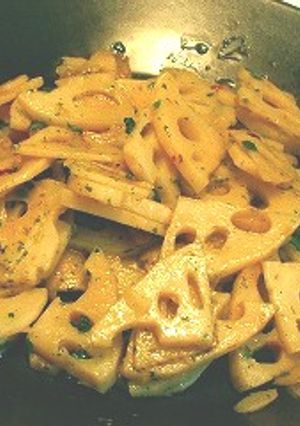 レンコンのペペロンチーノ-レシピのメイン写真