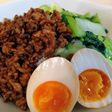 ゆで卵のついでに*味玉そぼろ丼