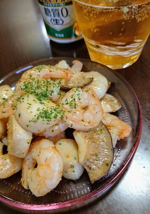 海老とエリンギのソテー♪-レシピのメイン写真