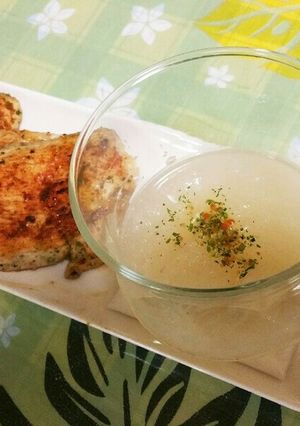 鶏肉♪カップでサッパリ大根おろし添え-レシピのメイン写真