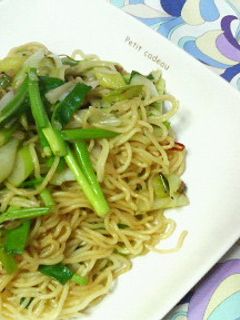 ✿ネギX2❀さっぱり✿黒酢焼きそば-レシピのメイン写真
