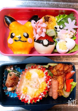 キャラ弁 ピカチュウ-レシピのメイン写真