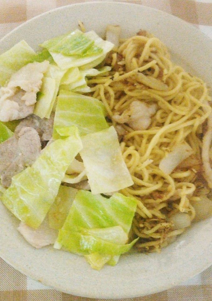 豚肉とキャベツのマヨ炒め付き焼きそば-レシピのメイン写真