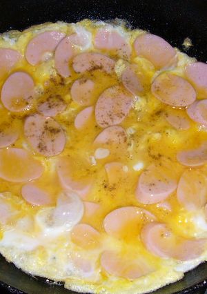 朝食は魚肉ソーセージエッグさ-レシピのメイン写真