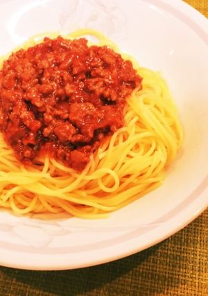 派生!なんちゃってミートスパ-レシピのメイン写真
