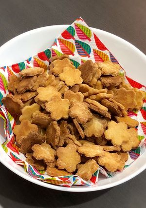小腹対策！粉ミルクの堅焼き一口クッキー-レシピのメイン写真