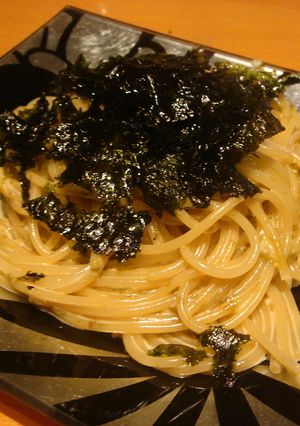 簡単!岩のりクリーミースパゲティ-レシピのメイン写真