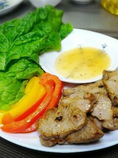 鶏がら塩タレで♪サムギョプサル☆韓国焼肉-レシピのメイン写真
