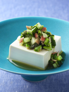 夏野菜だし漬けの冷奴-レシピのメイン写真