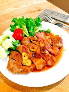 ご飯が進む!我が家のポークステーキ-レシピのメイン写真