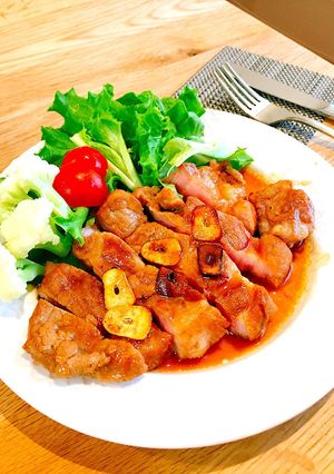 ご飯が進む！我が家のポークステーキ-レシピのメイン写真