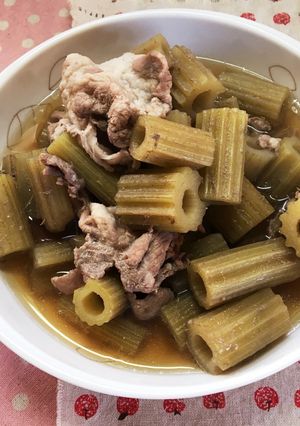 蕗と豚肉の煮物-レシピのメイン写真