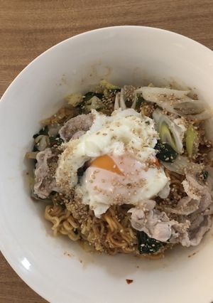 スタミナ辛つけ麺-レシピのメイン写真