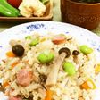 お昼に手軽に洋風炊き込みご飯♬