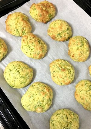 小松菜にんじんバナナのお豆腐スコーン-レシピのメイン写真