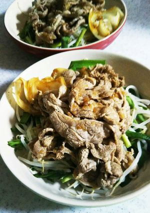 厚切り生ラムのしゃぶしゃぶとつけダレ-レシピのメイン写真