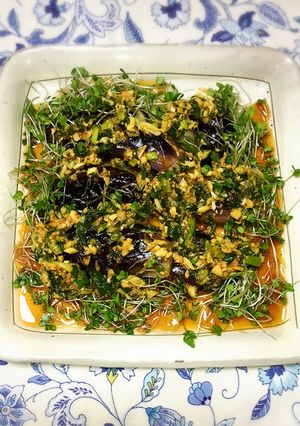 焼きナスの香味ソースがけ-レシピのメイン写真