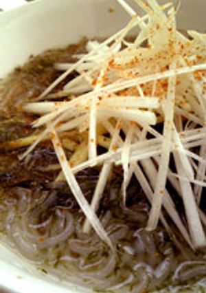 蒟蒻とワカメの酸っぱ麺/86kcal-レシピのメイン写真