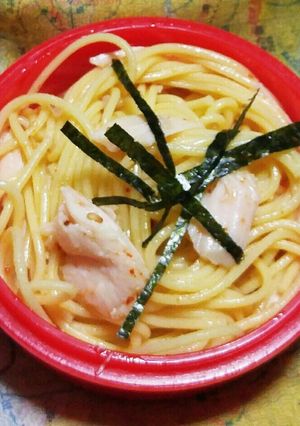 シ~ザ~サラダの素でスパゲッティーサラダ-レシピのメイン写真