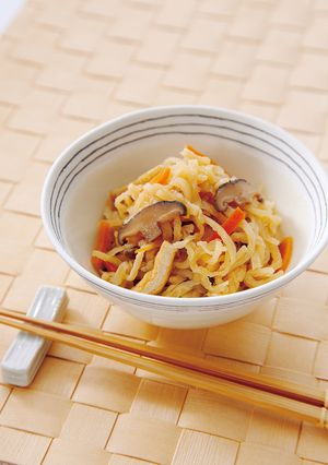 切干し大根と高野豆腐の煮込　ほっとクック-レシピのメイン写真