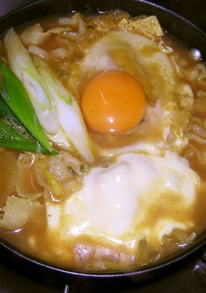 鍋焼きカレーうどん♪-レシピのメイン写真
