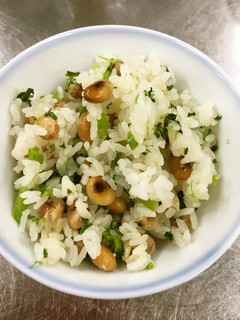 簡単爽やか☆大豆とカブの炊込みご飯-レシピのメイン写真