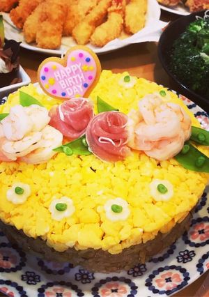 誕生日やお祝いに♡そば飯ケーキ-レシピのメイン写真