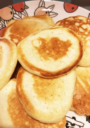 ヨーグルト1p消費簡単もちもちパンケーキ-レシピのメイン写真