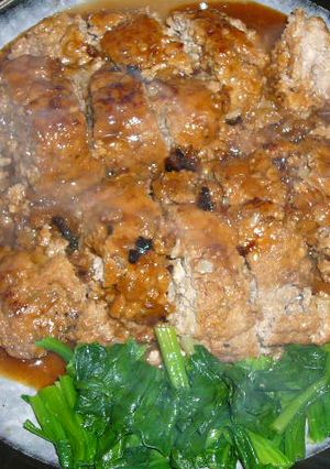 ハンバーグの梅酒煮-レシピのメイン写真
