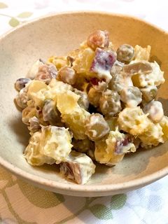 サツマイモとお豆のサラダ-レシピのメイン写真