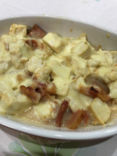 材料3つ★豆腐とベーコンのチーズ焼き-レシピのメイン写真