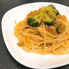 รูปของ ミートソースで☆トマトクリームパスタ☆