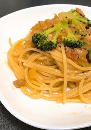 ミートソースで☆トマトクリームパスタ☆-レシピのメイン写真