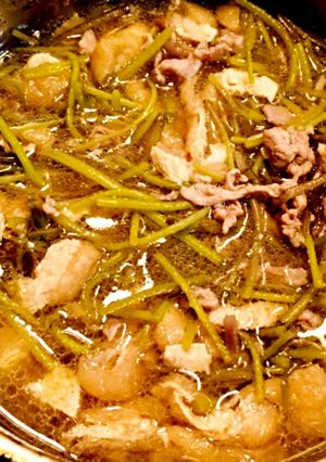 フキと豚肉の煮物-レシピのメイン写真