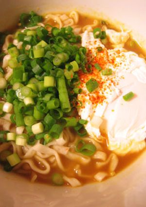 即席★ポーチドエッグカレーうどん-レシピのメイン写真