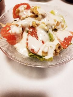 鶏ささみくるみのダイエットフルーツサラダ-レシピのメイン写真