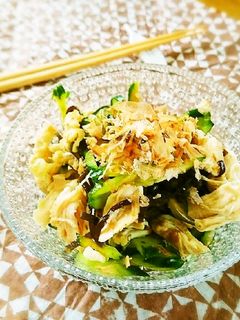 低糖質♪ささみと塩昆布の和え物-レシピのメイン写真