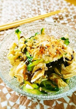 低糖質♪ささみと塩昆布の和え物-レシピのメイン写真
