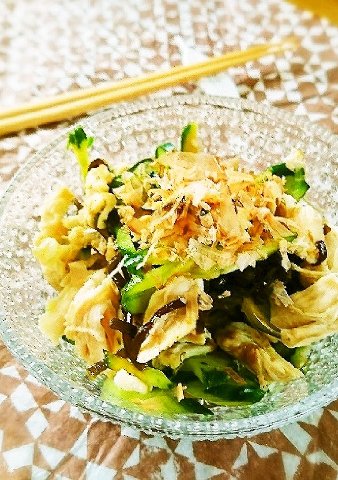 低糖質♪ささみと塩昆布の和え物-レシピのメイン写真