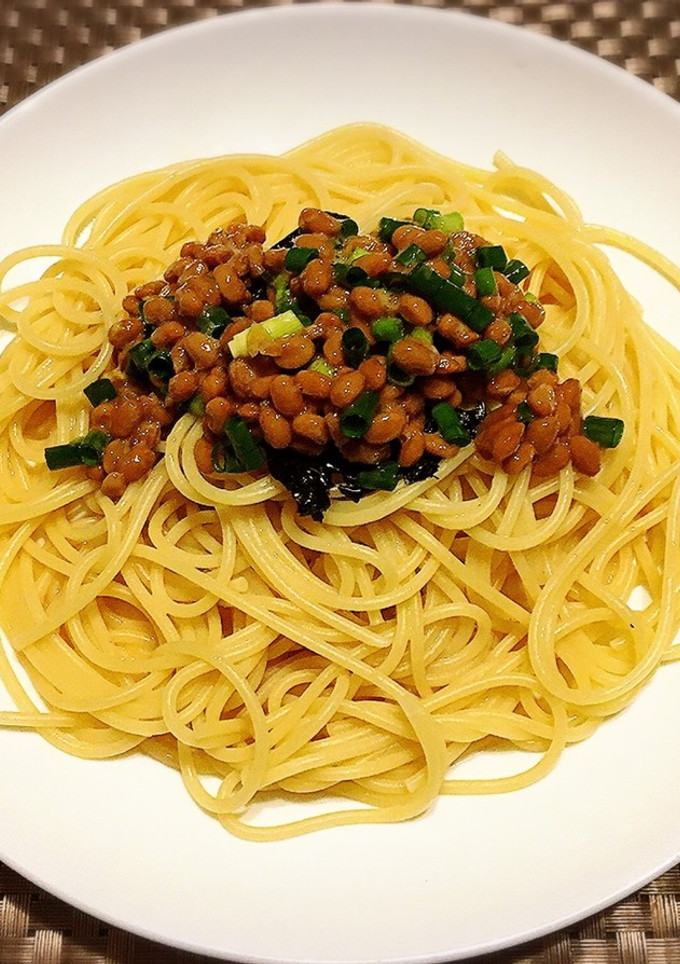 あるもので和えるだけ納豆パスタ-レシピのメイン写真