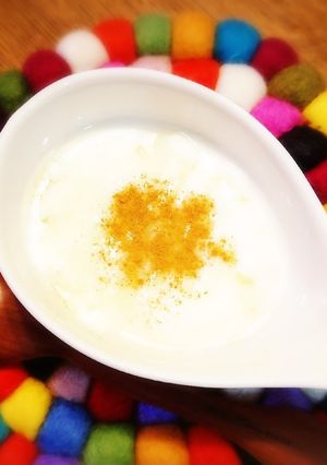 お休み前に☆ホットヨーグルト-レシピのメイン写真