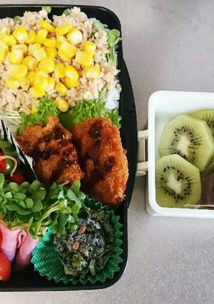 中学生男子♂お弁当⑰-レシピのメイン写真