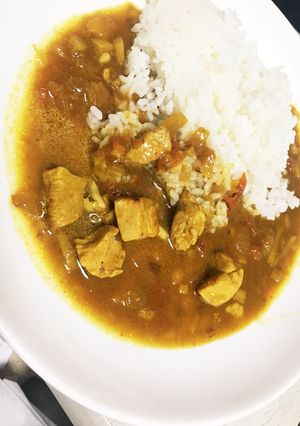 胸肉スパイシーカレー辛すぎの対処法も搭載-レシピのメイン写真