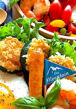 ズッキーニチーズパン粉焼き*お弁当にも-レシピのメイン写真